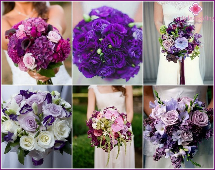 Lilac Bridal Bouquet