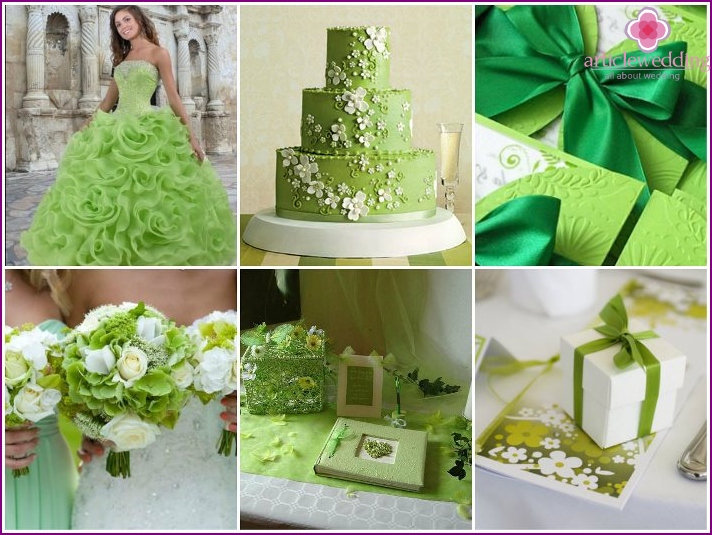 حفل الزفاف الأخضر مناسب لأي موسم