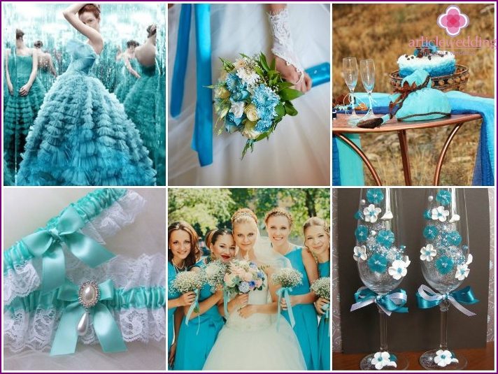 Turquoise wedding