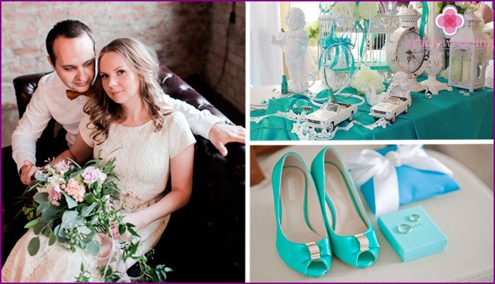 Turquoise Loft Wedding