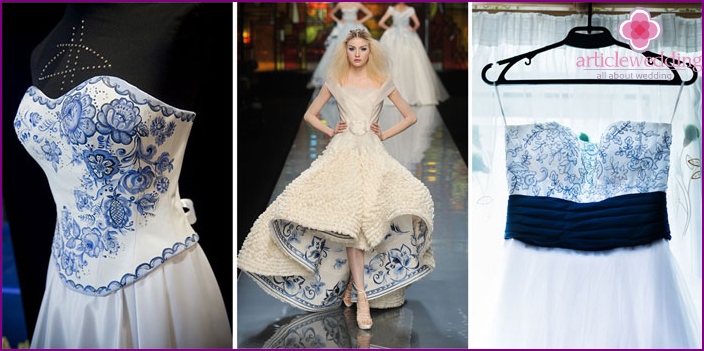 L'outfit della sposa Gzhel