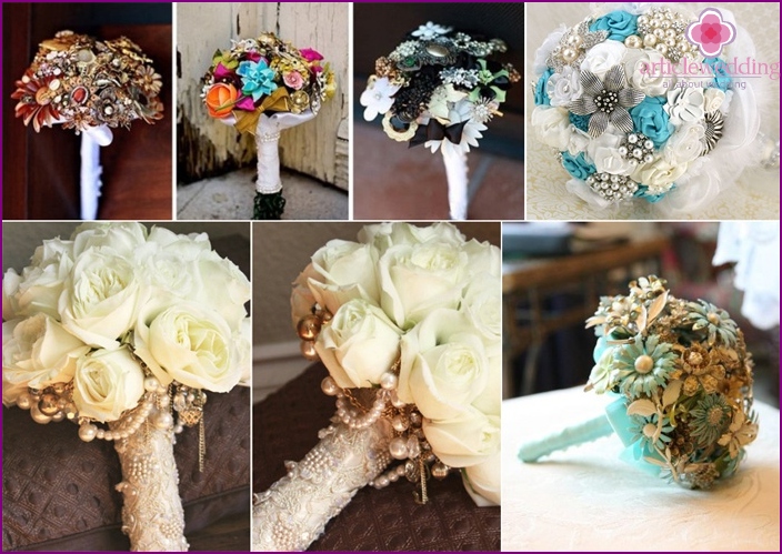 Bouquet de mariée vintage