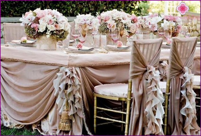 Vintage wedding decoration