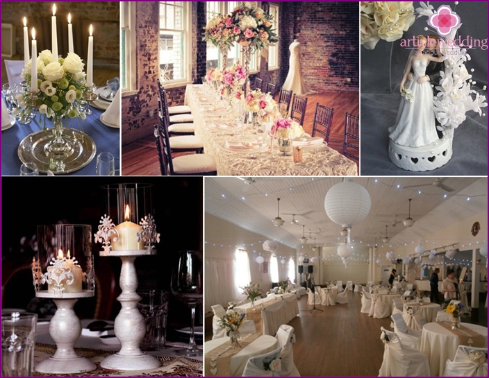 Vintage Hochzeit Hall Dekor