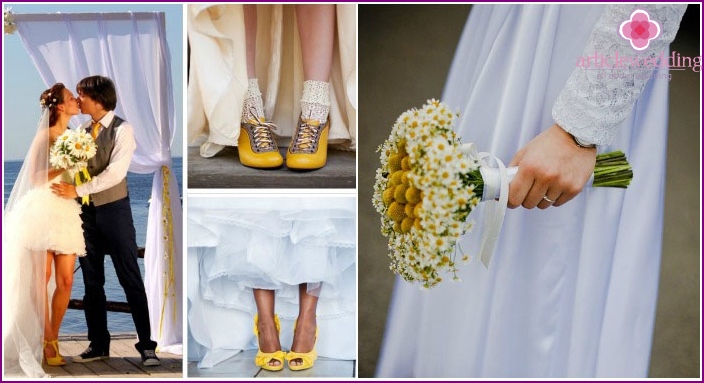 La imagen de la novia con las flores principales de la celebración.