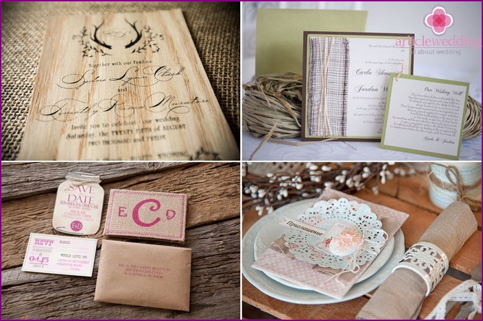 Rustic Invitations