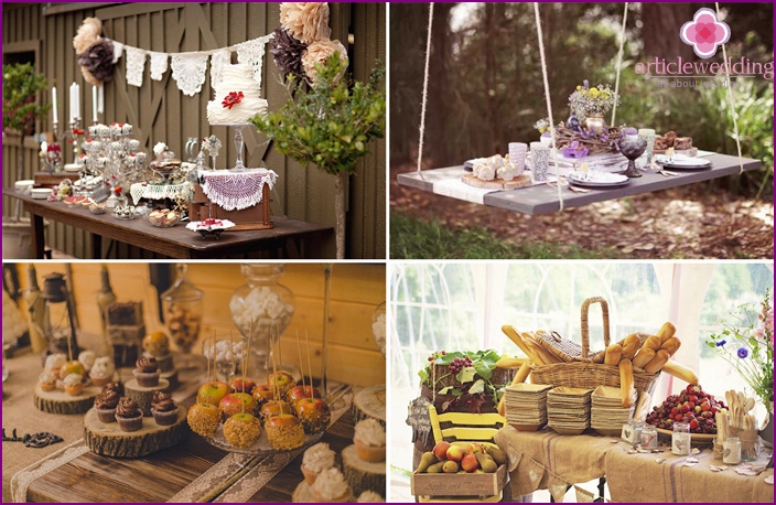 Rustic Wedding Treats