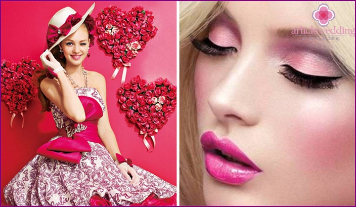 Couleurs traditionnelles de style Barbie