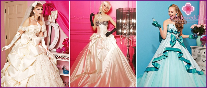 Robes de mariée de style Barbie