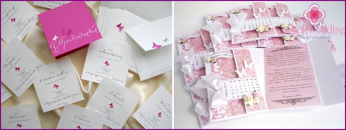 Barbie Style Invitation Cards