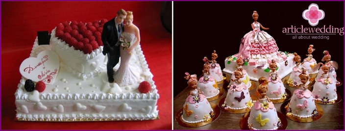 Barbie Bride Wedding Cake