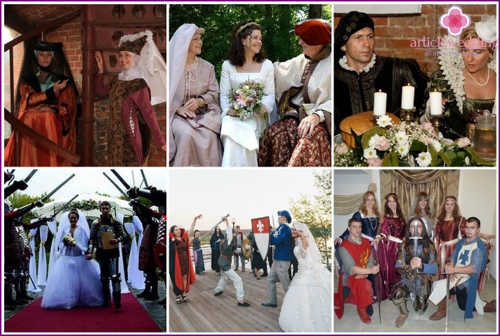 Medieval outfits for wedding guests