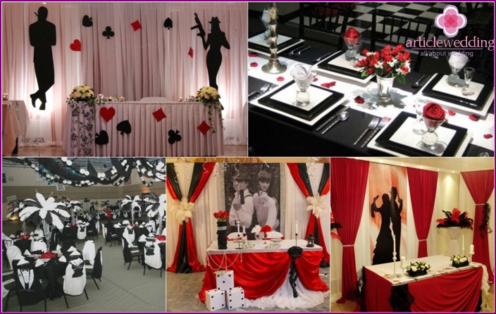 Gangster ballroom decoration