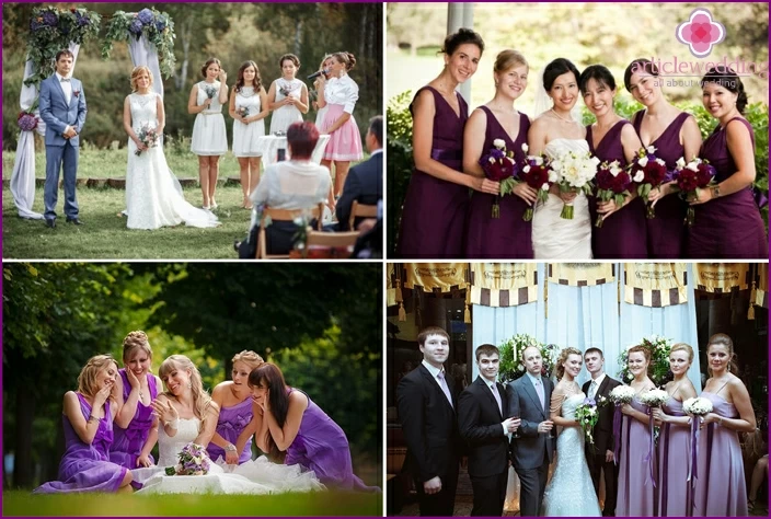 Grape dress code for wedding guests