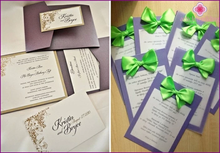 Grape Wedding Invitations