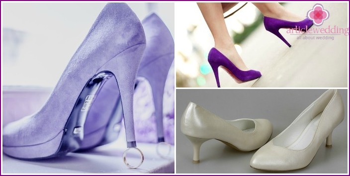 Zapatos de boda estilo provenzal