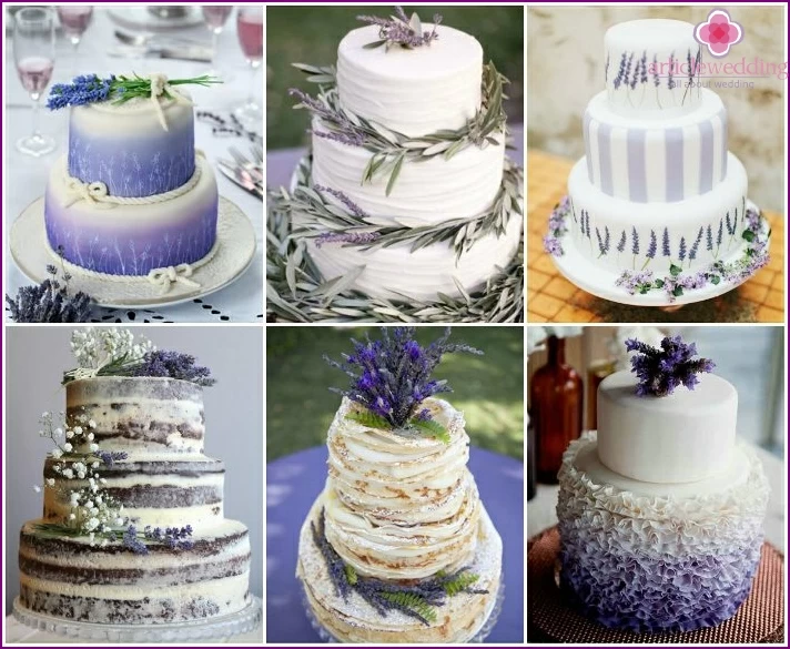 Provencal Style Wedding Cake