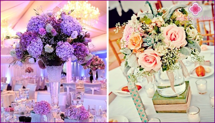 Flowers table decor