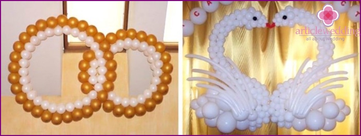 Wall decoration for a wedding
