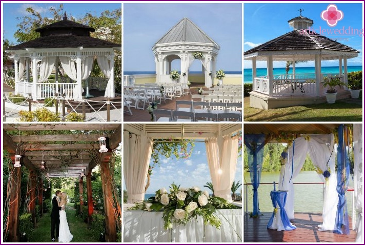 Wedding arbor instead of arch