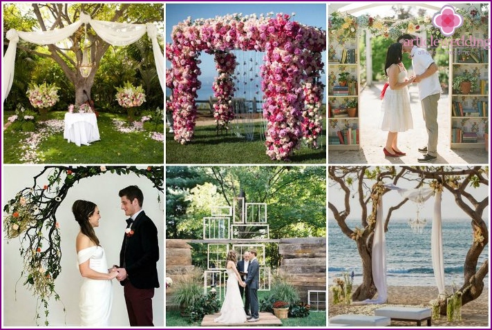 How to replace a wedding arch - photo