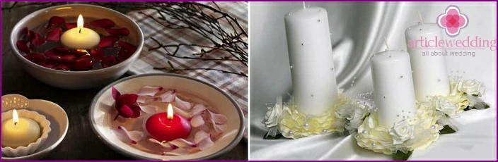 Candles for home decor