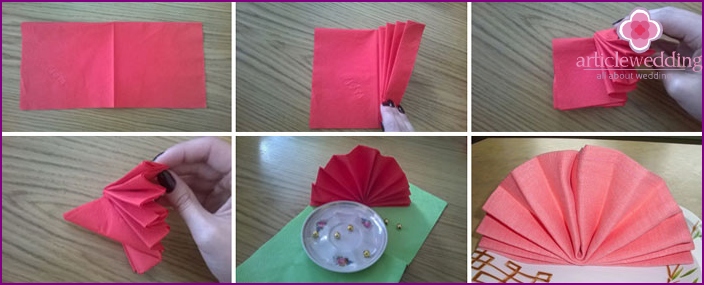 How to fold a paper towel with a table fan