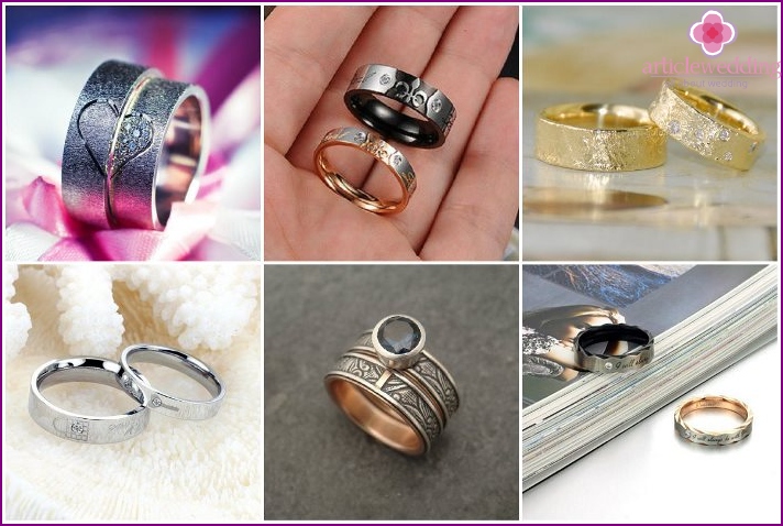 Models of unusual pair rings for spouses