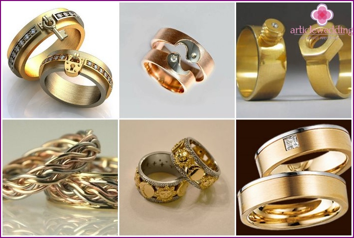 Paired Original Wedding Rings