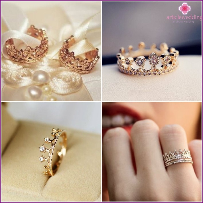 Crown Engagement Jewelry