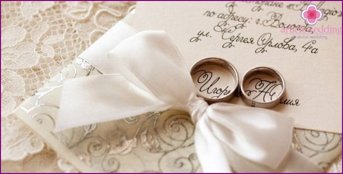 Beautiful text for a wedding invitation