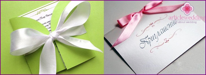 Stylized invitation card