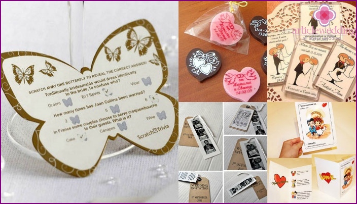 Do-it-yourself wedding invitation options