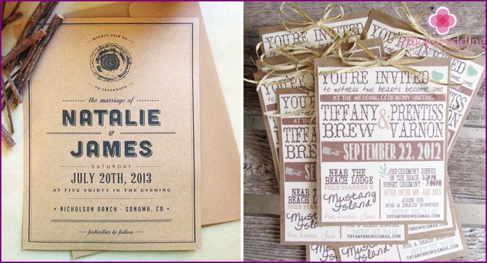 Chicago-themed wedding invitations