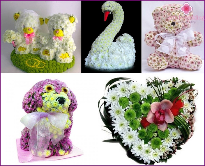 Flower toys as a gift to young