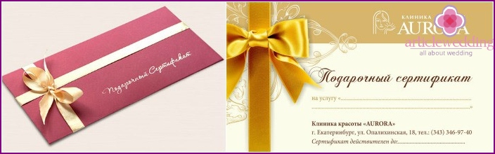 Wedding Gift Vouchers