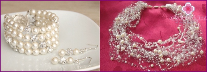 DIY bride necklace