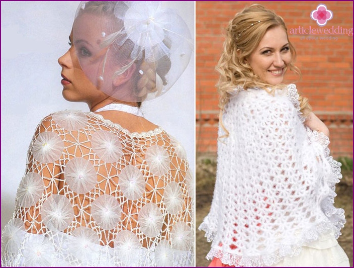 Crocheted Stole for the Bride