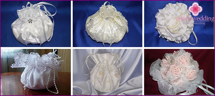 Handbags with ropes for the bride