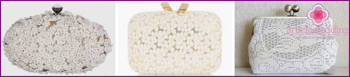 Pochette da sposa in pizzo