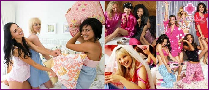 Pajama party - have fun at a bachelorette party