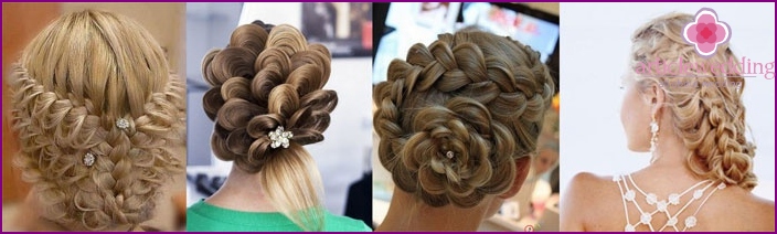Photo: Hairstyles with weave elements