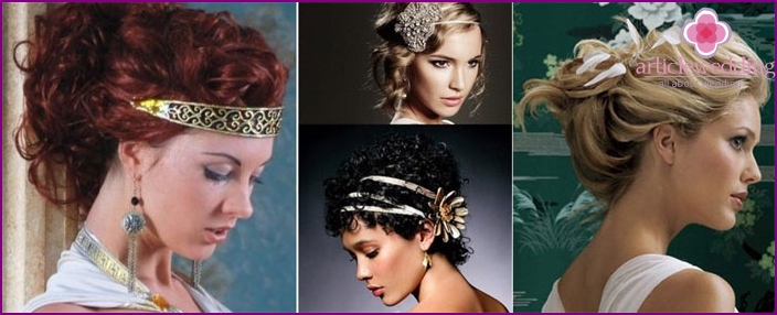 Greek-style hairstyles for witnesses