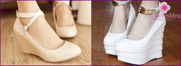 High Platform Bride Shoes