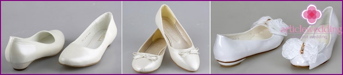 Wedding ballet shoes