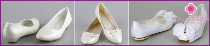 Chaussures de ballet de mariage