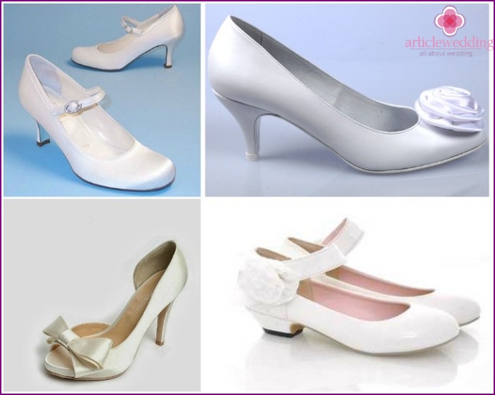 wedding models - low heel