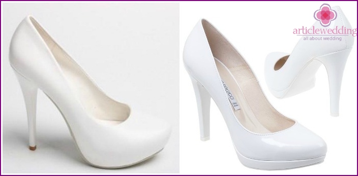 chaussures blanches