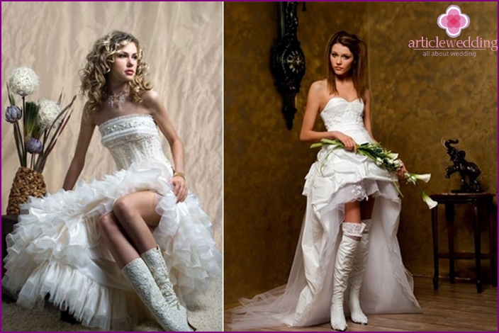 Bottes de mariage d'hiver parfaites