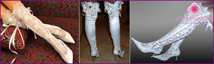 Botas de casamento